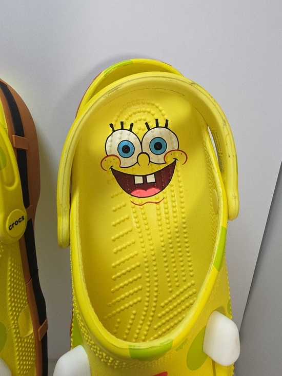CROCS X Spongebob Squarepants Classic Clog Slip On Yellow Men 9 Women 11 main image 8